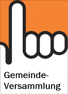 Plakat Gemeindeversammlung 1